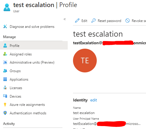 Screenshot test escalation