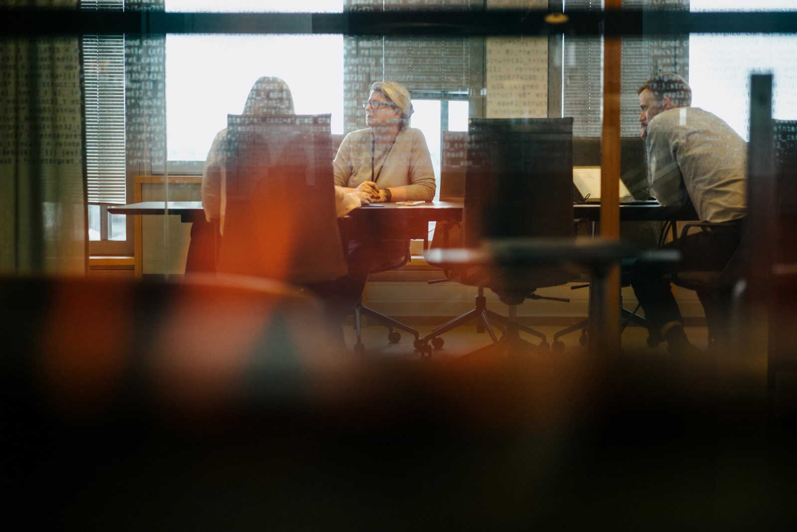 People around a table